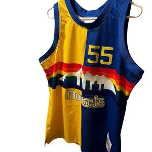 Mitchell & Ness Blue Nuggets Jersey
